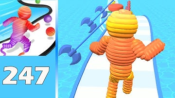 Rope-Man Run (IOS/Android) NEW UPDATE Gameplay Walkthrough All Level Eps 247 #Shorts