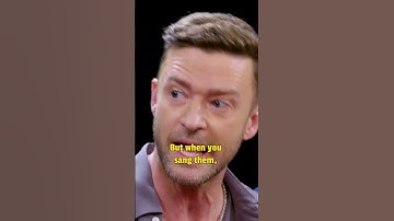 Now we know why Justin Timberlake sings it that way lol