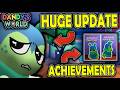(HUGE UPDATE) How Achievements Work + New Stickers &amp; SQUIRM Dandy's World Roblox