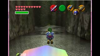 Zelda OOT - Kid Link Hookshot Test