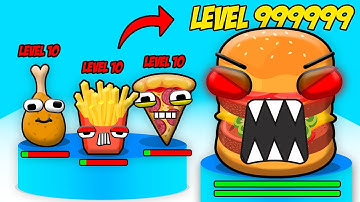 Merging Foods TOGETHER 9,999,999 Times!