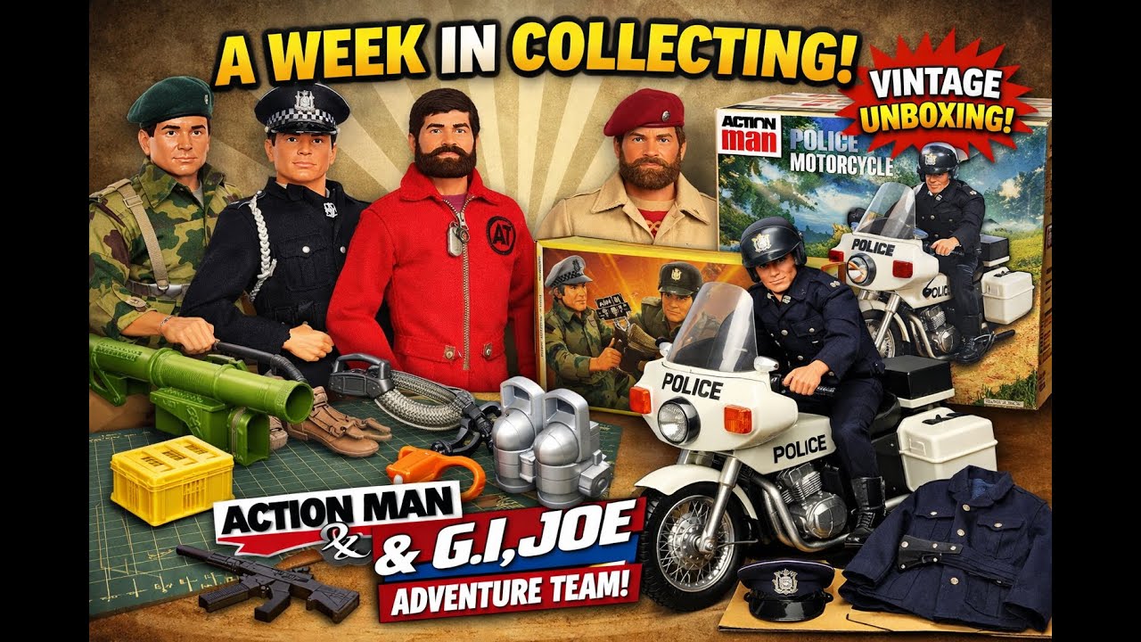 Action man GI Joe 3d printing and the 1978 Police Motorcycle and