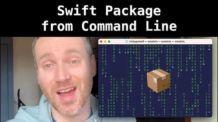 Swift Package from Command Line