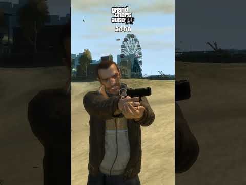 How pistol evolved in gta games