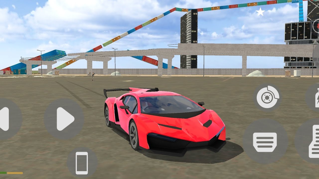 LAMBORGHINI SUPER SPORTS CAR DRIVING AND STUNTING | ANDROID GAMEPLAY | INDIAN GT5 BIKE 3D
