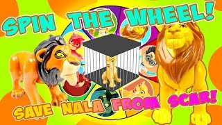 Simba &amp; Catboy Play the Spin the Wheel Game to Save Nala! W/ Genie &amp; Scar