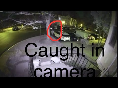 caught in camera the guy who broke into cars in our neighborhood - YouTube