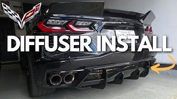 Transform Your C8 Corvette With This Easy Diffuser Installation!