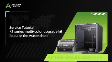 Service Tutorial K1 series multi color upgrade kit Replace the waste chute