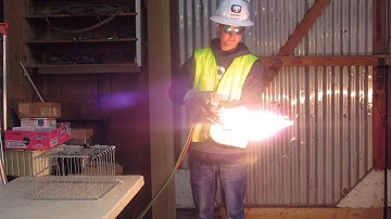 Oxy Acetylene Getting a Flame By Operator Hunter Mason