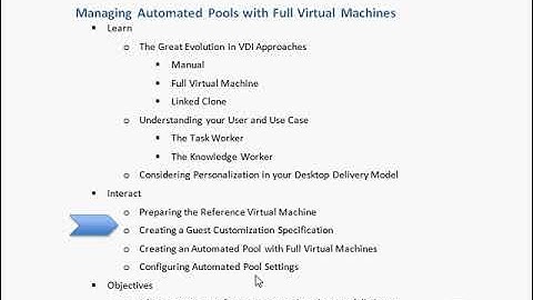 06 Managing Automated Pools with Full VMs