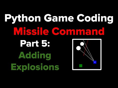 Python Game Programming Tutorial: Missile Command Part 5