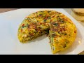 Omelette Recipe طرز تهیه آملیت یک صبحانه خیلی آسان و خوشمزه How To Make Easy Breakfast 