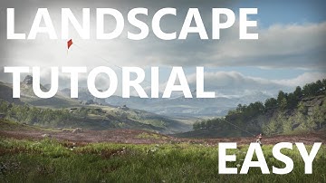 Tutorial - How To Use The Landscape Tool In Unreal Engine 4.28
