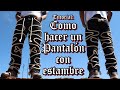 Tutorial: COMO HACER un PANTALÓN con ESTAMBRE🔥 - Mosh Moshan