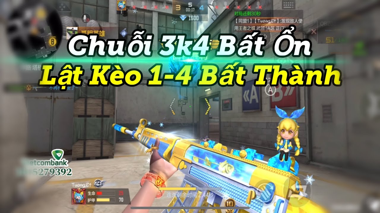 CF Mobile | Нестабильная серия 3k4, неожиданный поворот 1-4 и концовка | CT Wall