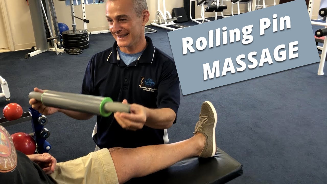 Total Knee Replacement Rolling Pin Massage Youtube