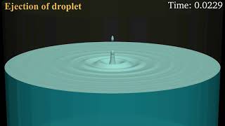 Finite amplitude, axisymmetric, capillary waves in a cylindrical container