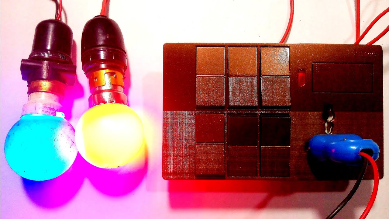 Homemade perfect model 6gang switches board best wiring connection