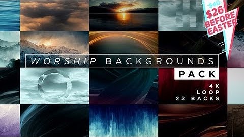 After Effects Template: Worship Backgrounds Pack