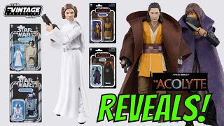 Hasbro Reveal Star Wars TVC Acolyte Figures + Vintage Collection HasLab & Princess Leia Organa!