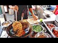 Roadside Delicious Non Veg Meal | Schezwan Chicken Noodles Rice | Indian Street Food