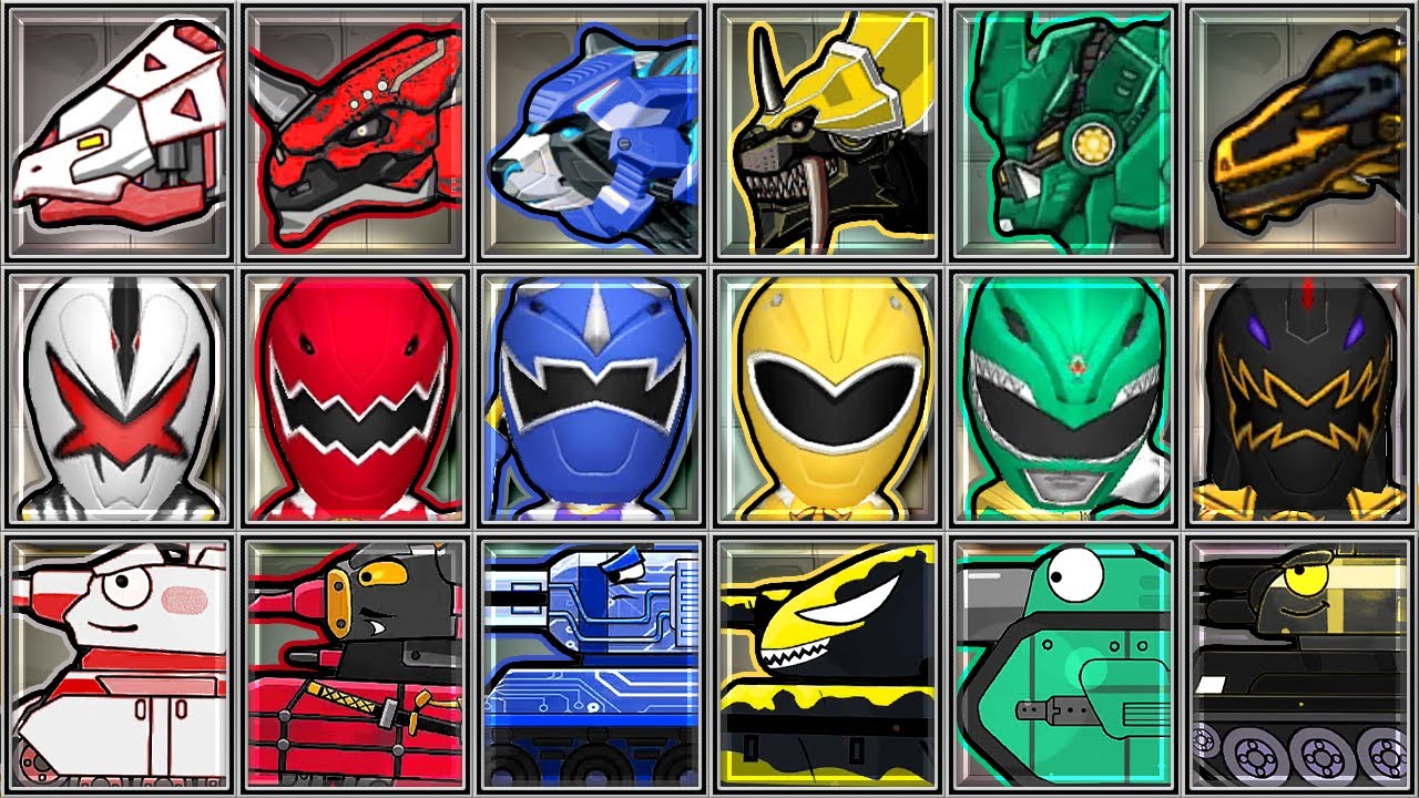 Assembling All New Dinosaur Robots! #2 Power Rangers vs King Kong Robot ...
