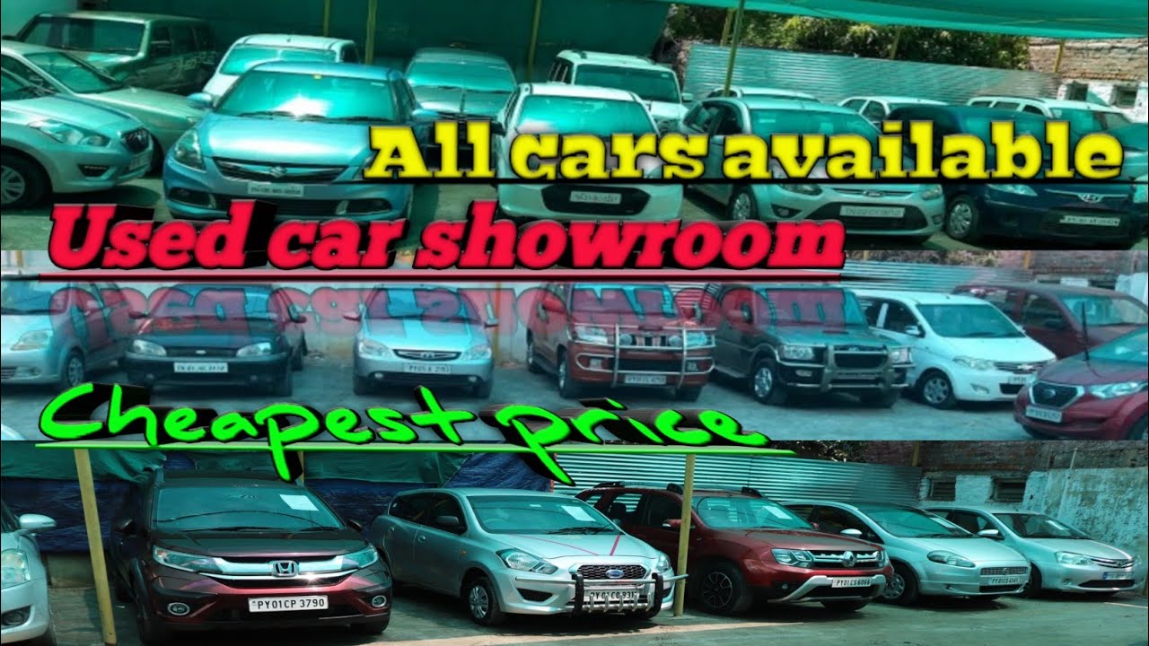 SECOND HAND BIGGEST CARS MARKET IN PONDICHERRY EXCELLENT CONDITION