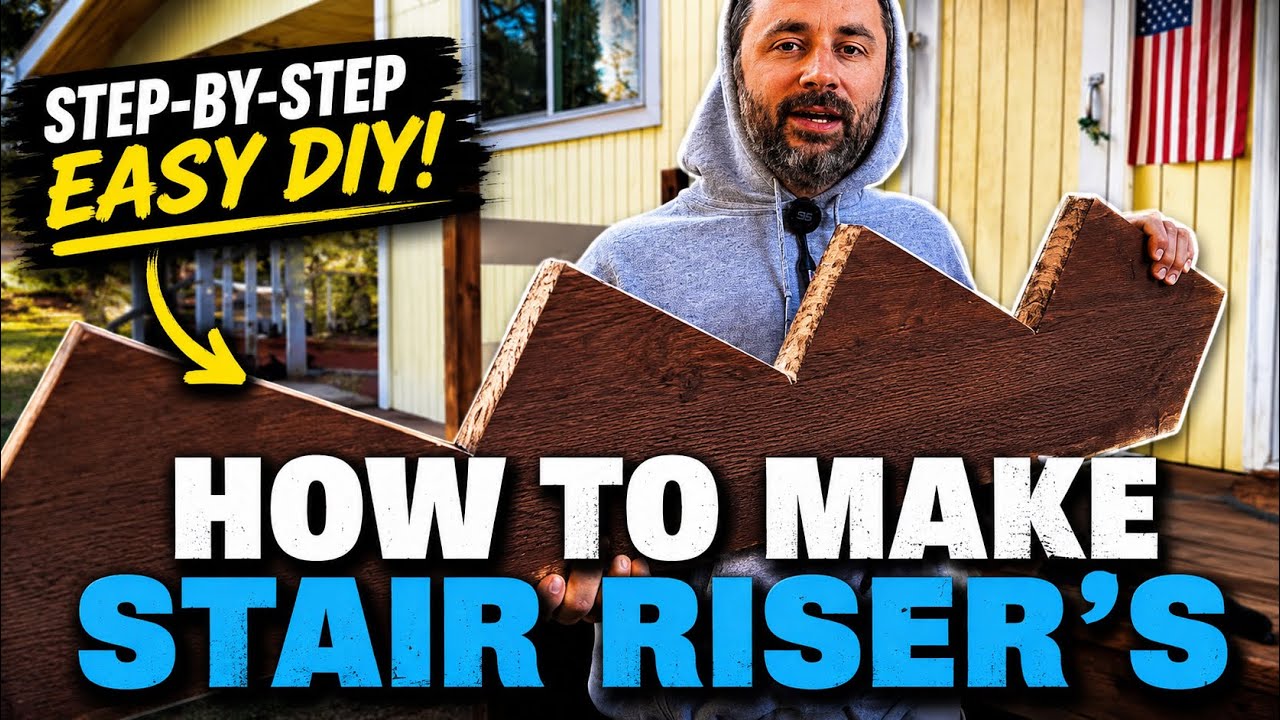 How to Make Stair Riser’s from scratch! - YouTube