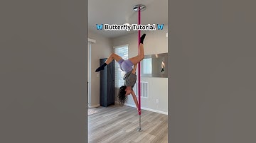 Butterfly tutorial 🦋 let’s break it down step by step! #poledance #polefitness #butterfly