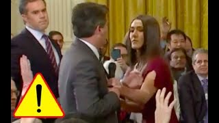 Jim Acosta Acts Disrespectful Then Hits Girl Trying to Take His Mic for Next Reporter