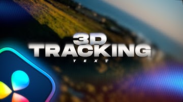How to Add 3D Tracking Text in DaVinci Resolve