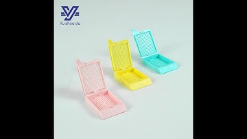 Lab-Grade Plastic Histology Tissue Fixation & Paraffin Embedding Embedding Cassettes