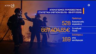Πυροσβεστική: Οι αιτίες των πυρκαγιών, τα περιστατικά & ο μέχρι τώρα απολογισμός | ACTION 24