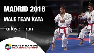 مدال برنز. ایران و ترکیه - مسابقات جهانی 2018 | فدراسیون جهانی کاراته