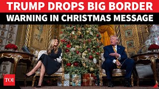 Trump Quizzes Kids On Christmas, Then Drops US Border Warning As Melania Watches; 'No Bad Santa...'