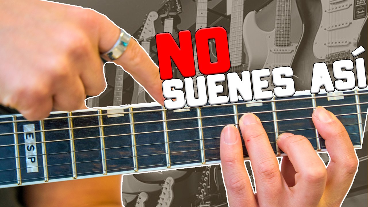 Si haces esto, NUNCA vas a tocar bien la guitarra (autodidactas cuidado)