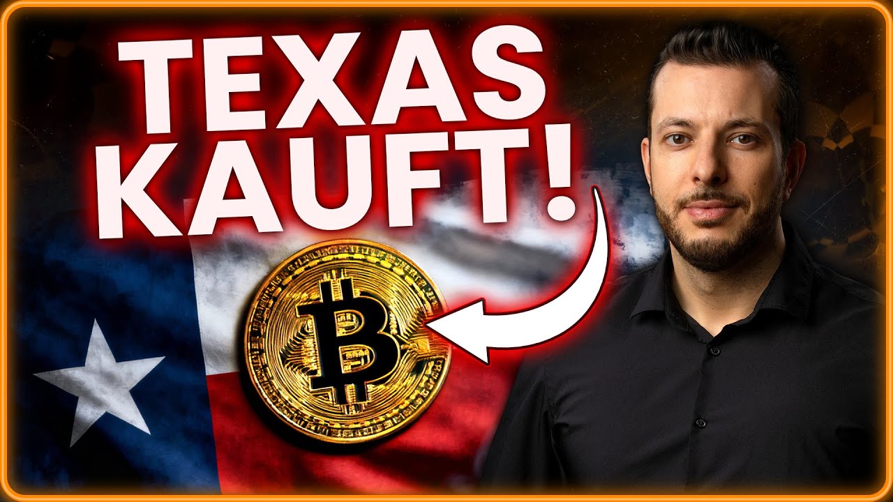 TEXAS kauft den DIP! 🤯 ERSTER US-Bundesstaat startet BTC-RESERVE!