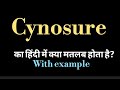 Cynosure का मतलब क्या है? जानिए इसकी परिभाषा और हिंदी में अर्थ 🧐