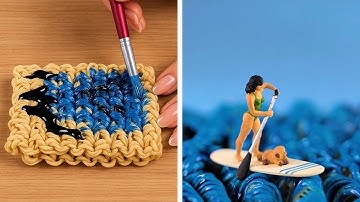 Creating a Tiny World: DIY Miniature Scenes with Everyday Materials ✨🏠