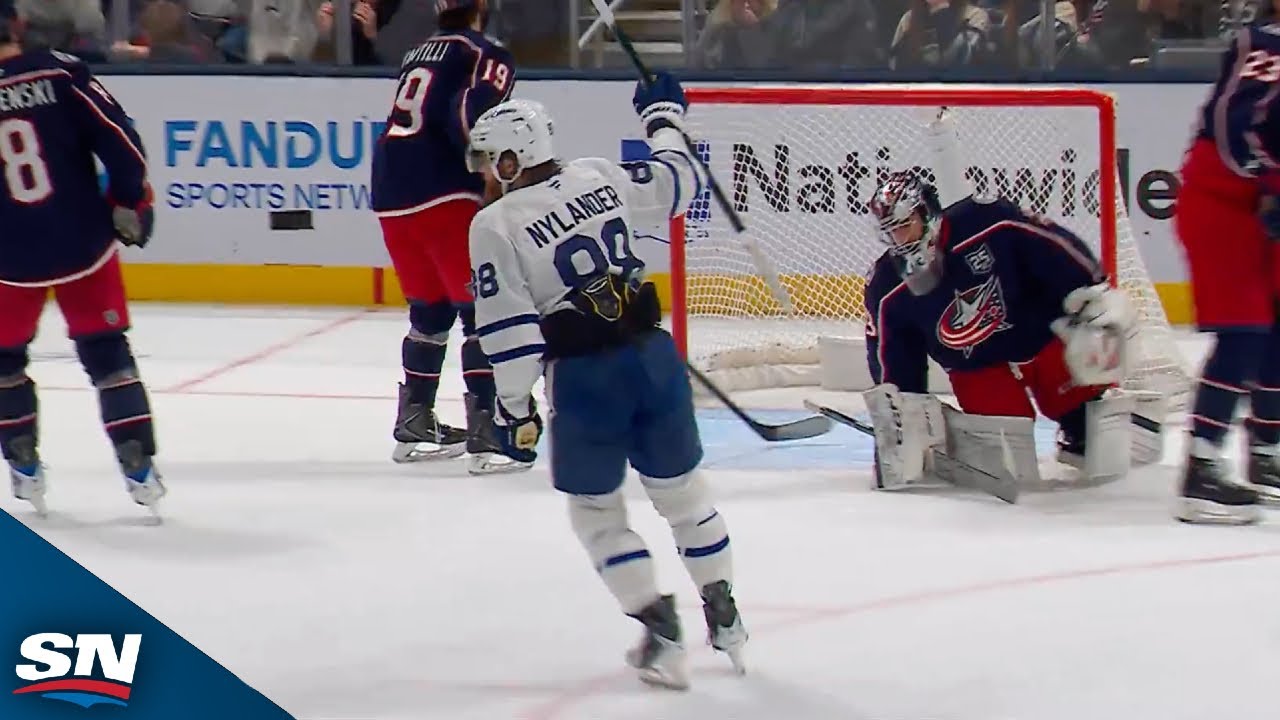 Maple Leafs' William Nylander Fires In OT Winner With Slick Wrister vs. Blue Jackets