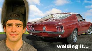 1967 MUSTANG COUPE 2 FASTBACK CONVERSION – WELDING TOGETHER (EP.5)