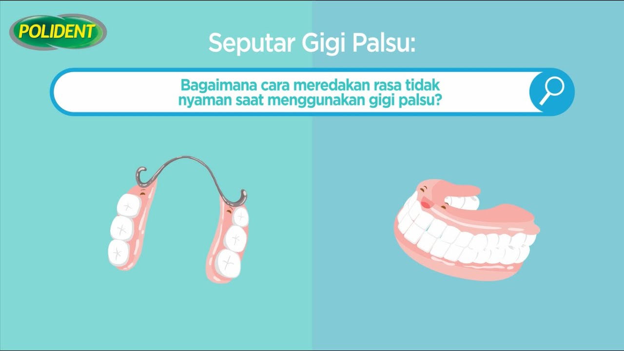 Bagaimana cara mengurangi rasa tidak nyaman saat menggunakan gigi palsu