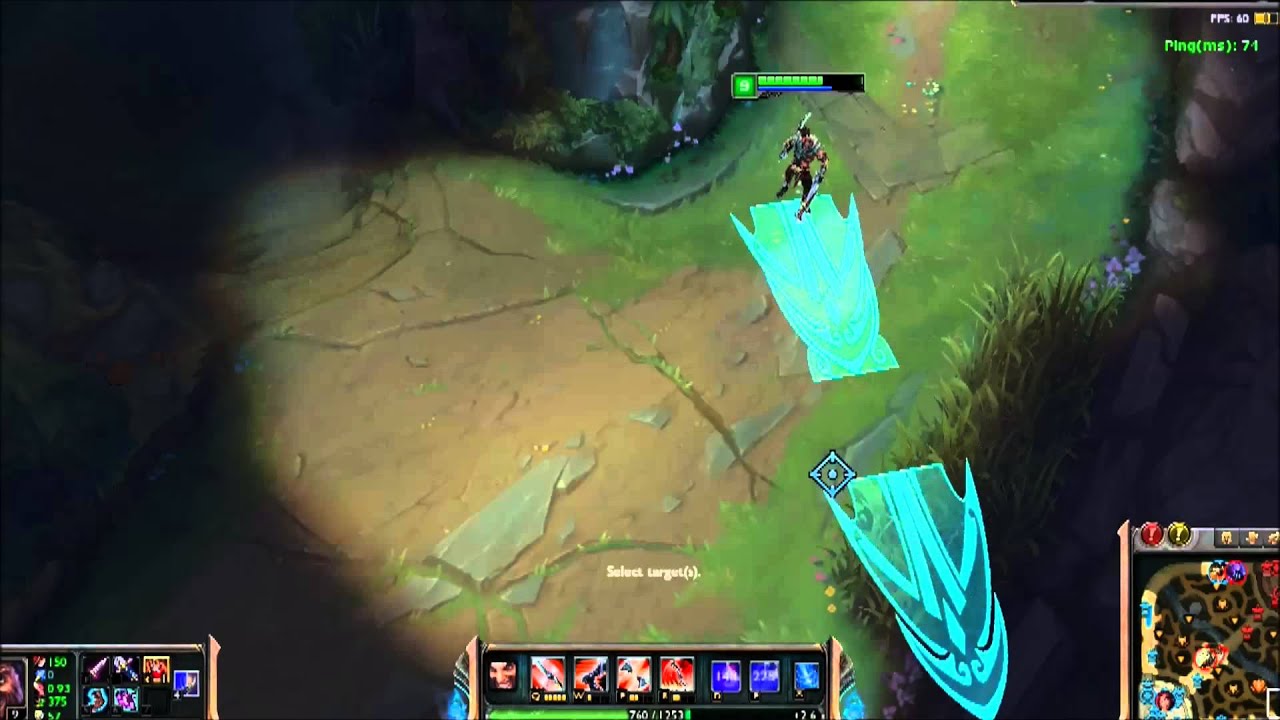 Draven R targeting bug.
