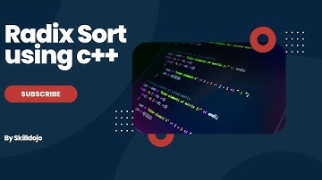 Radix sort using c++ |coding |cpp programing |Algorithms |