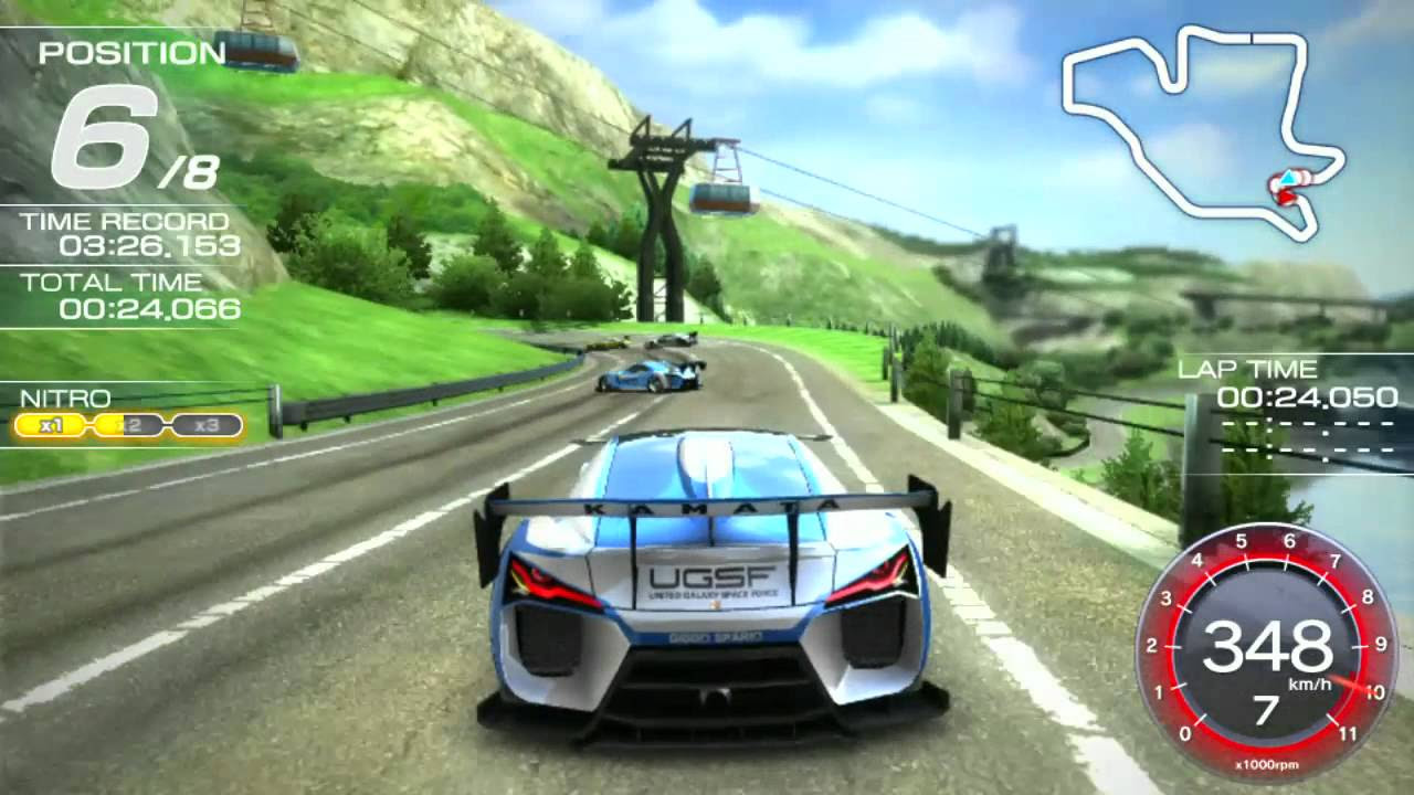 PS Vita「リッジレーサー」プレイ動画 - YouTube