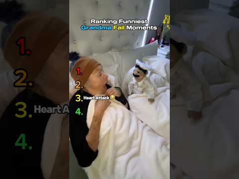Funniest Grandma Fail Moments Ranked #shorts #funny #ranking