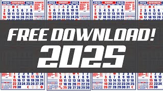 FREE- DL 2025 CALENDAR