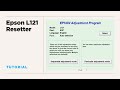 How to reset epson l121 printer using resetter adjustment program