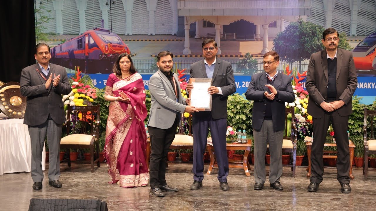 This is citation and receipt video of my Vishsisht Rail Seva purusakr 2025 which was conferred to me